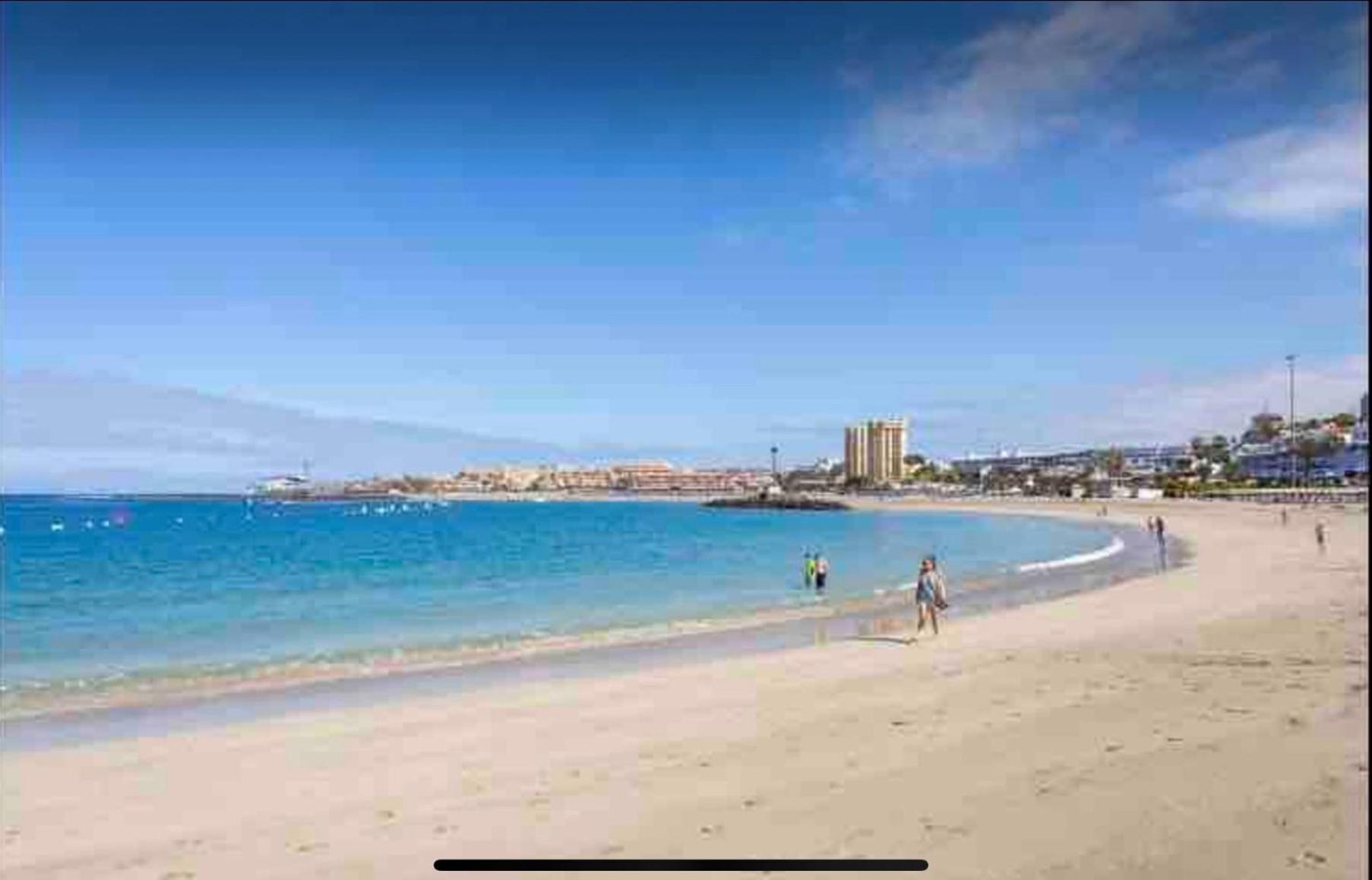 Playa De Los Cristianos Apto A 5Min De La Playa Terraza Con Vistas Al Mar Extérieur photo